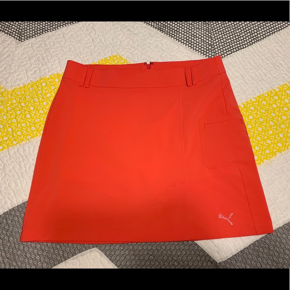 Puma Golf Skort - Coral - Size 8